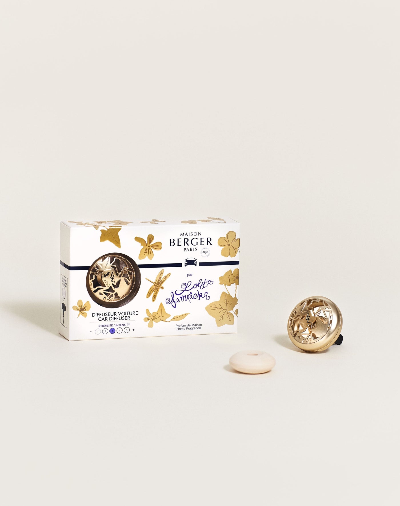 Lolita Lempicka Satin Gold Car Diffuser