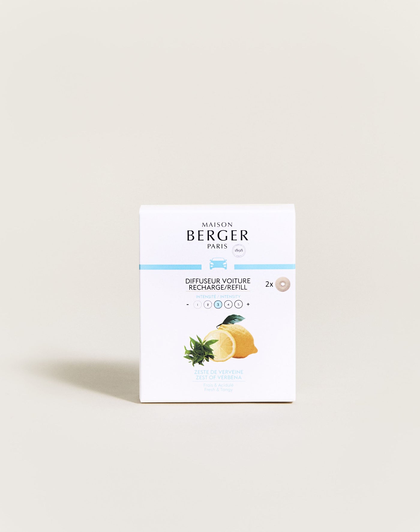 Zest of Verbena Car Diffuser Refills