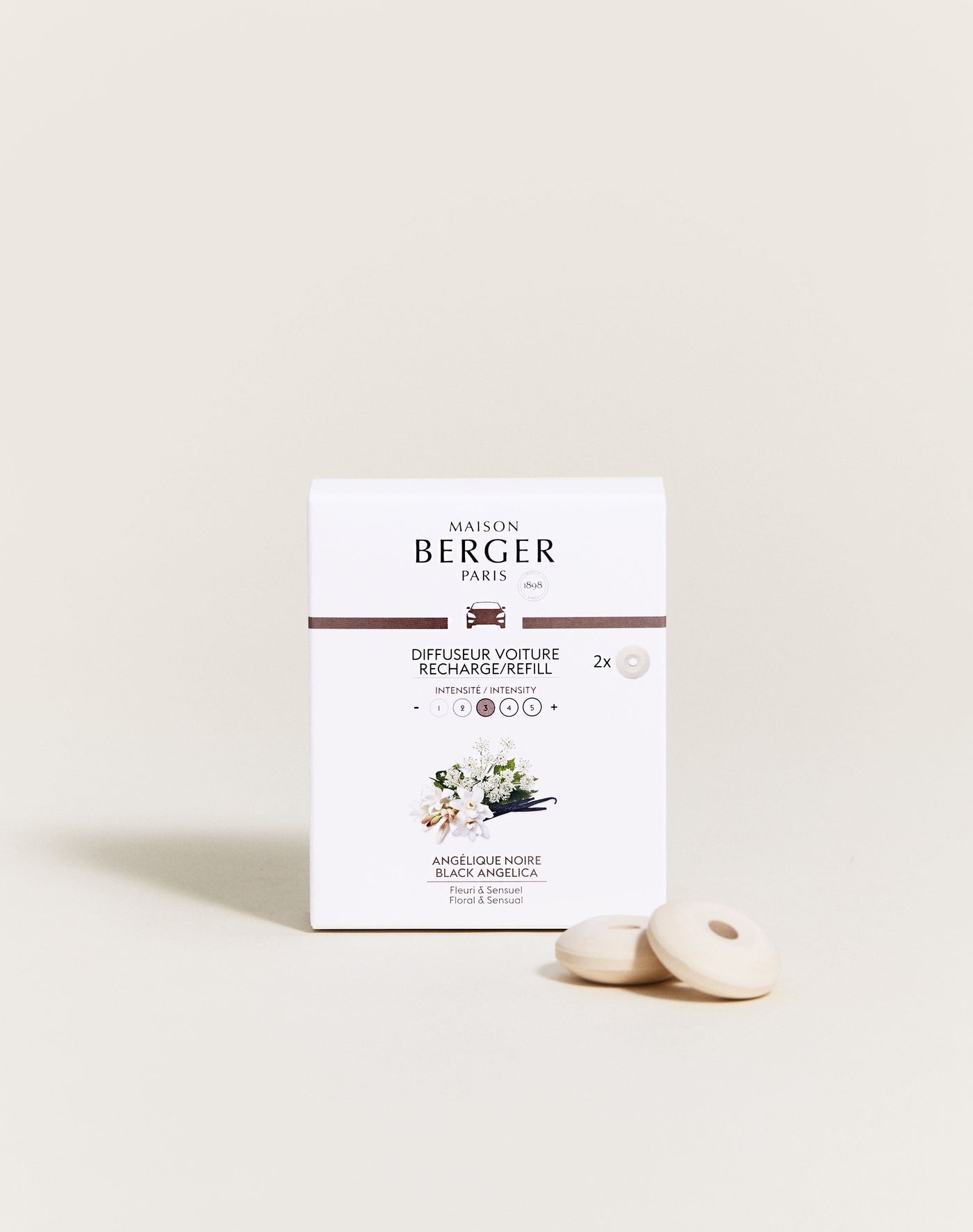 Black Angelica Car Diffuser Refills