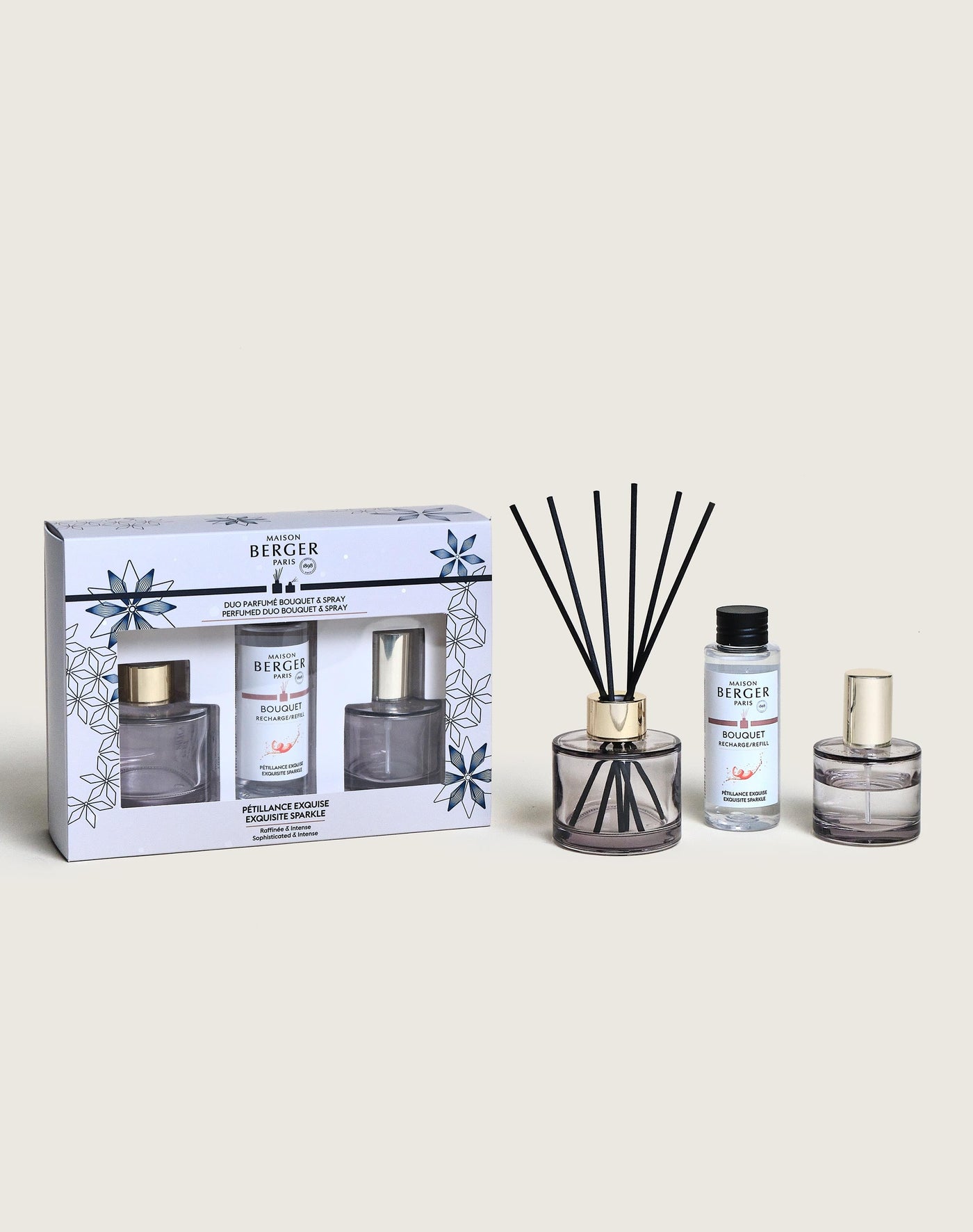 Rosalie Exquisite Sparkle Mini Bouquet & Home Spray Duo