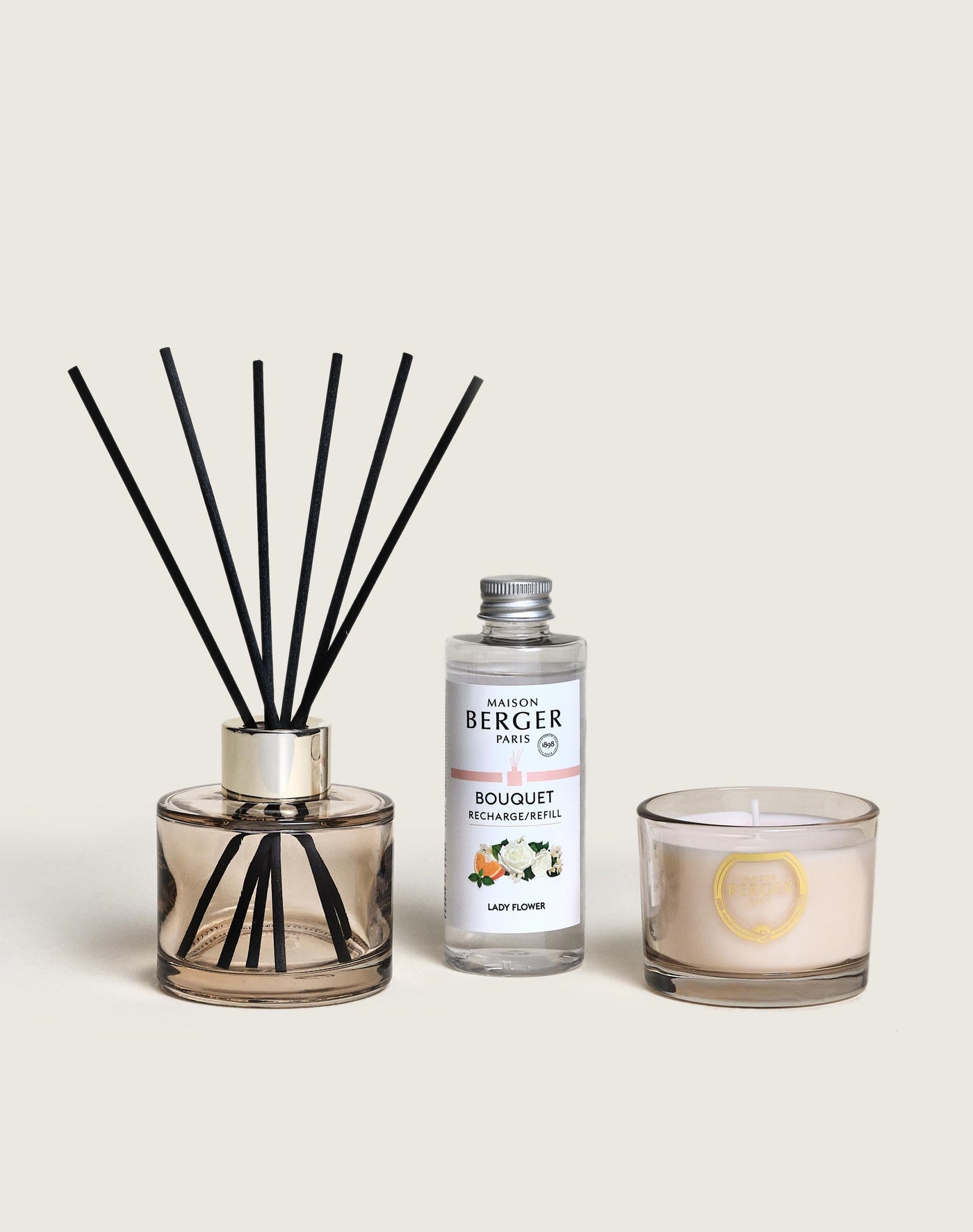 Eternity Nude Mini Bouquet & Candle Duo