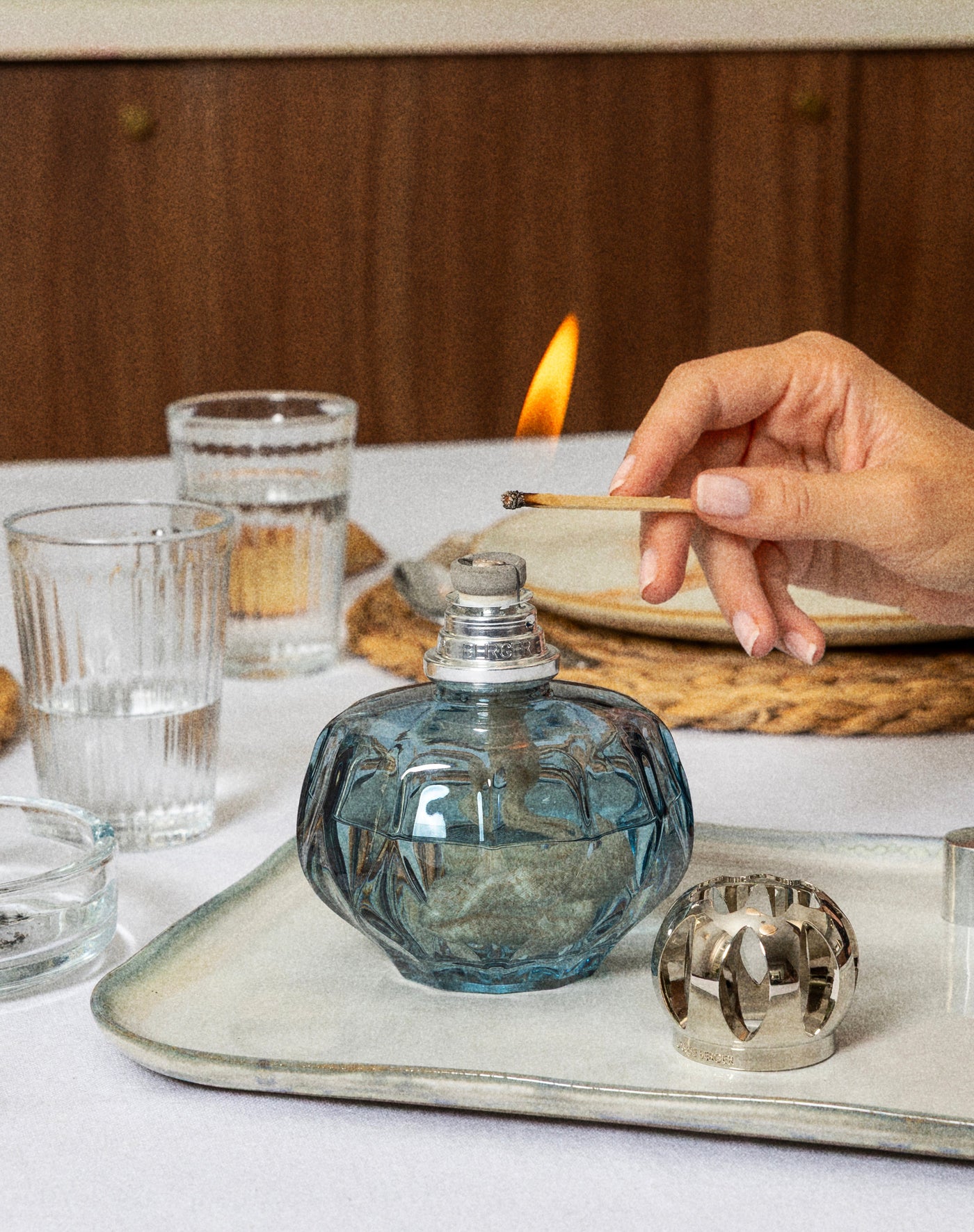 Blue Rosalie Lamp Berger Gift Pack