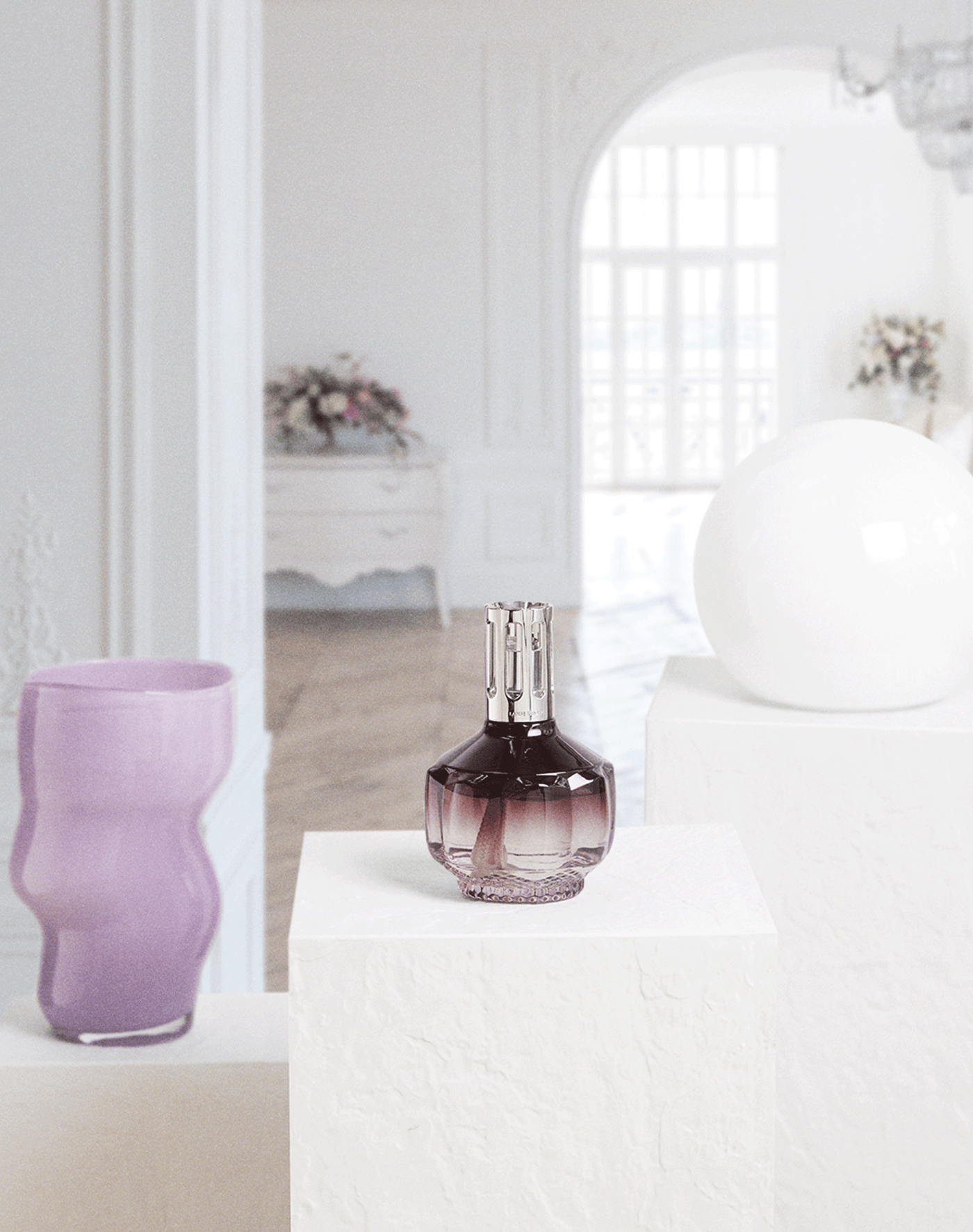 Plum Molecule Lamp Berger Gift Pack