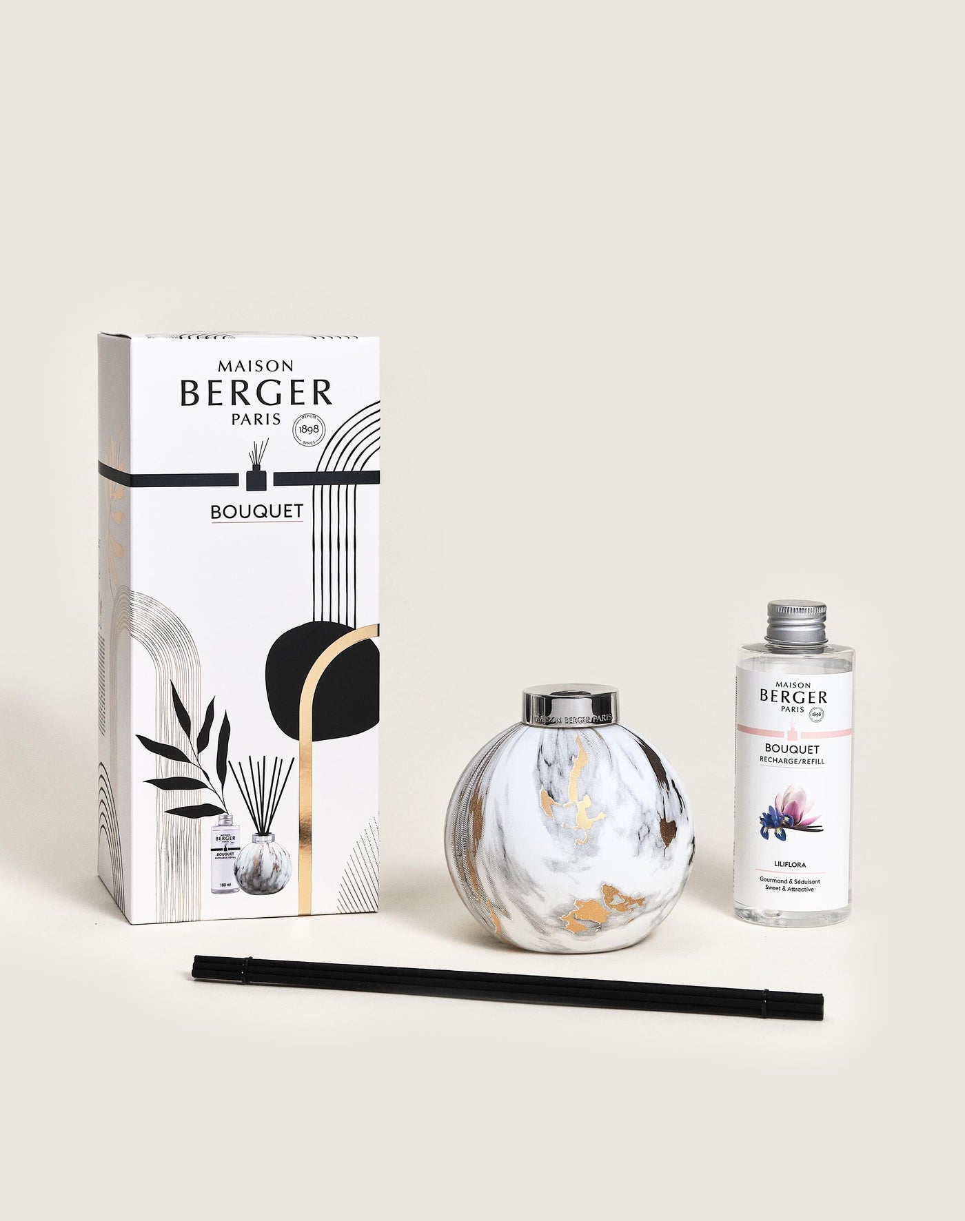 White Marbled Scented Bouquet