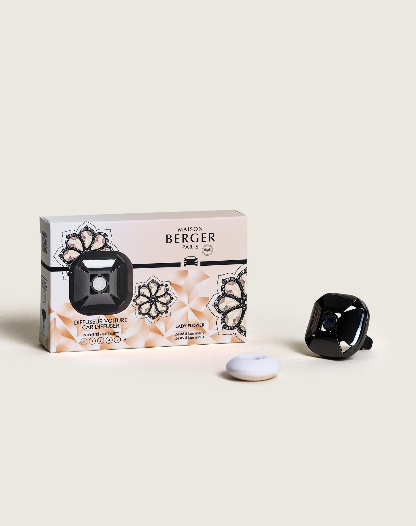 Eternity Gun Metal Car Diffuser