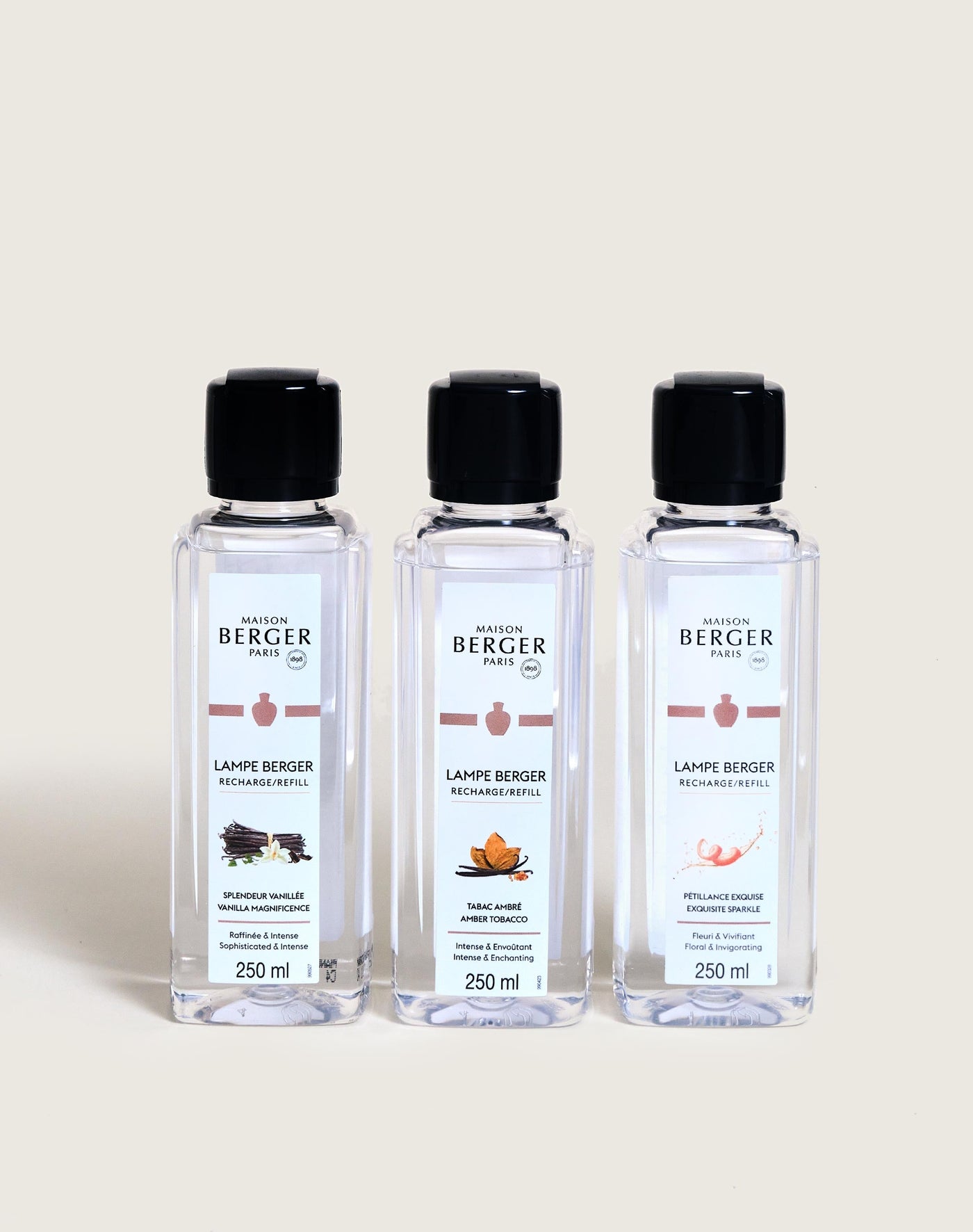 Triopack Rosalie Lamp Berger Refills 250ml