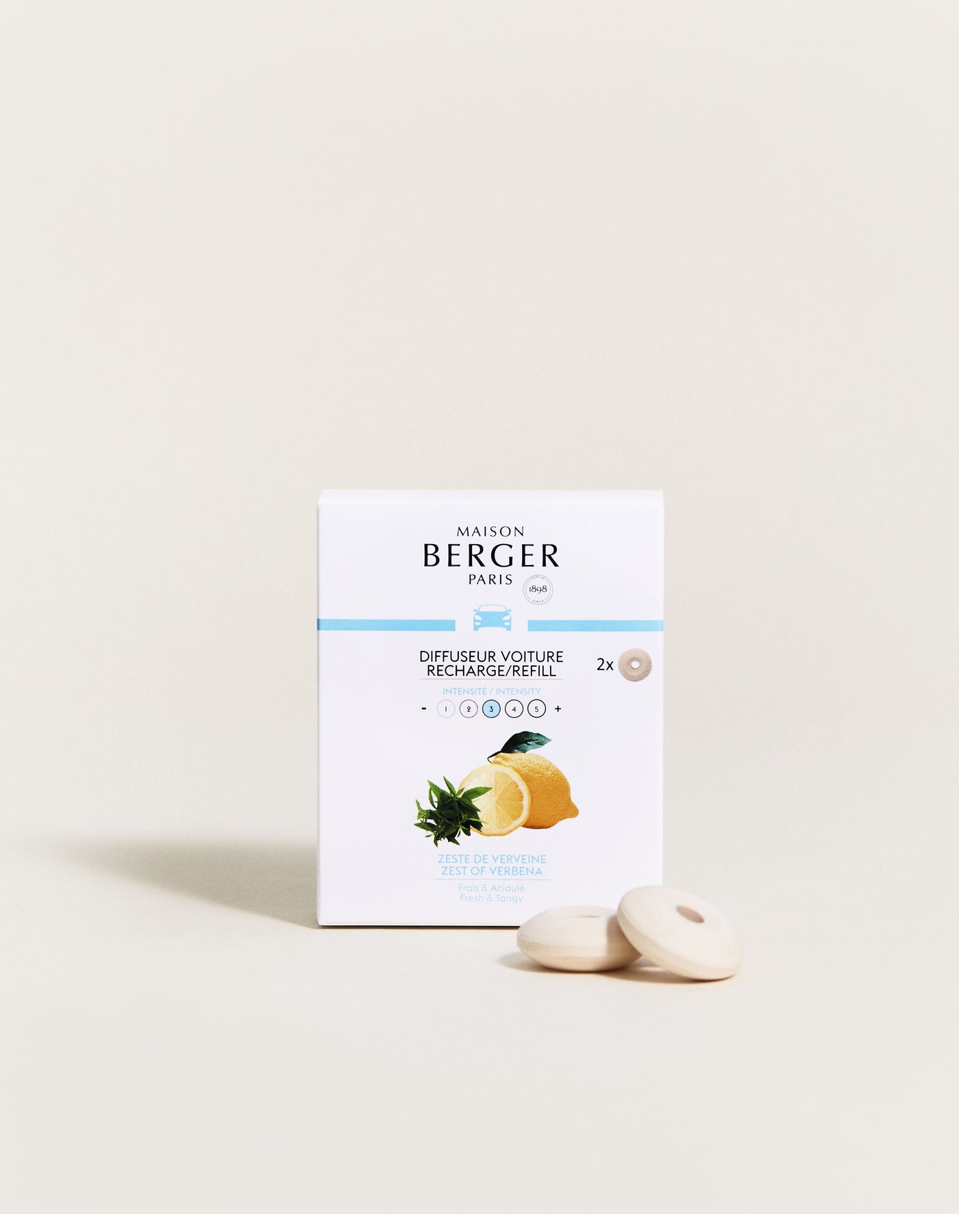Zest of Verbena Car Diffuser Refills