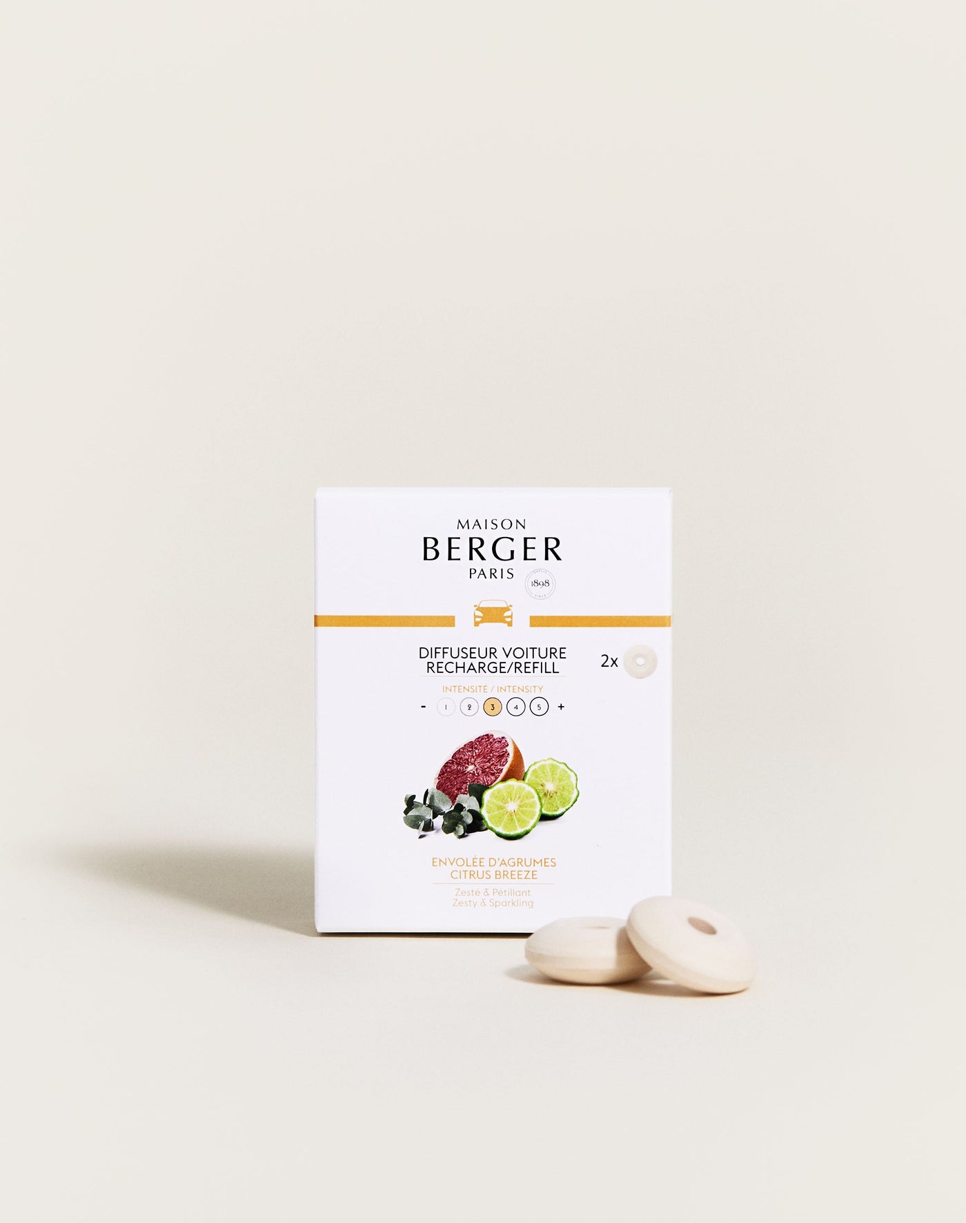 Citrus Breeze Car Diffuser Refills