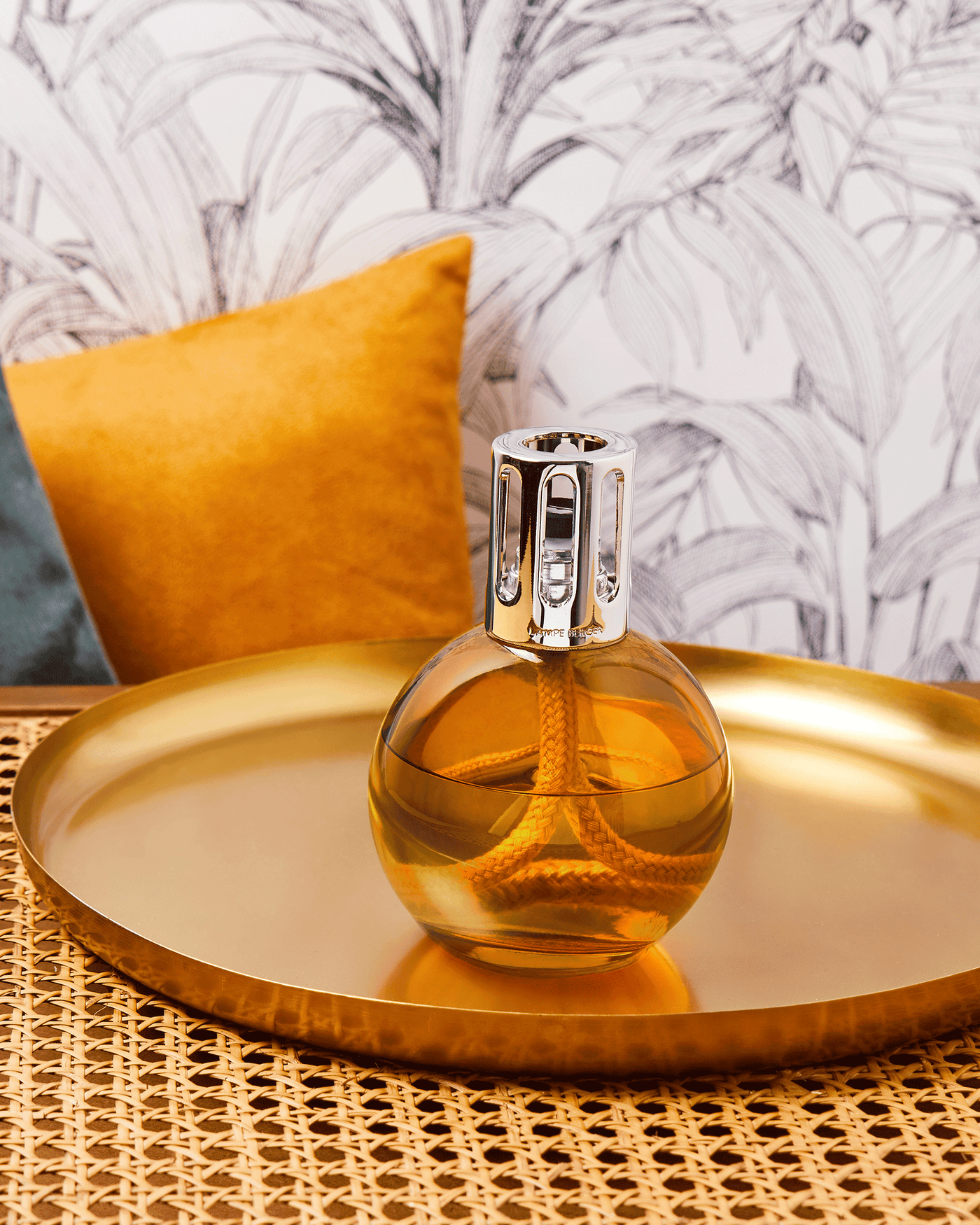 Amber Boule Lamp Berger