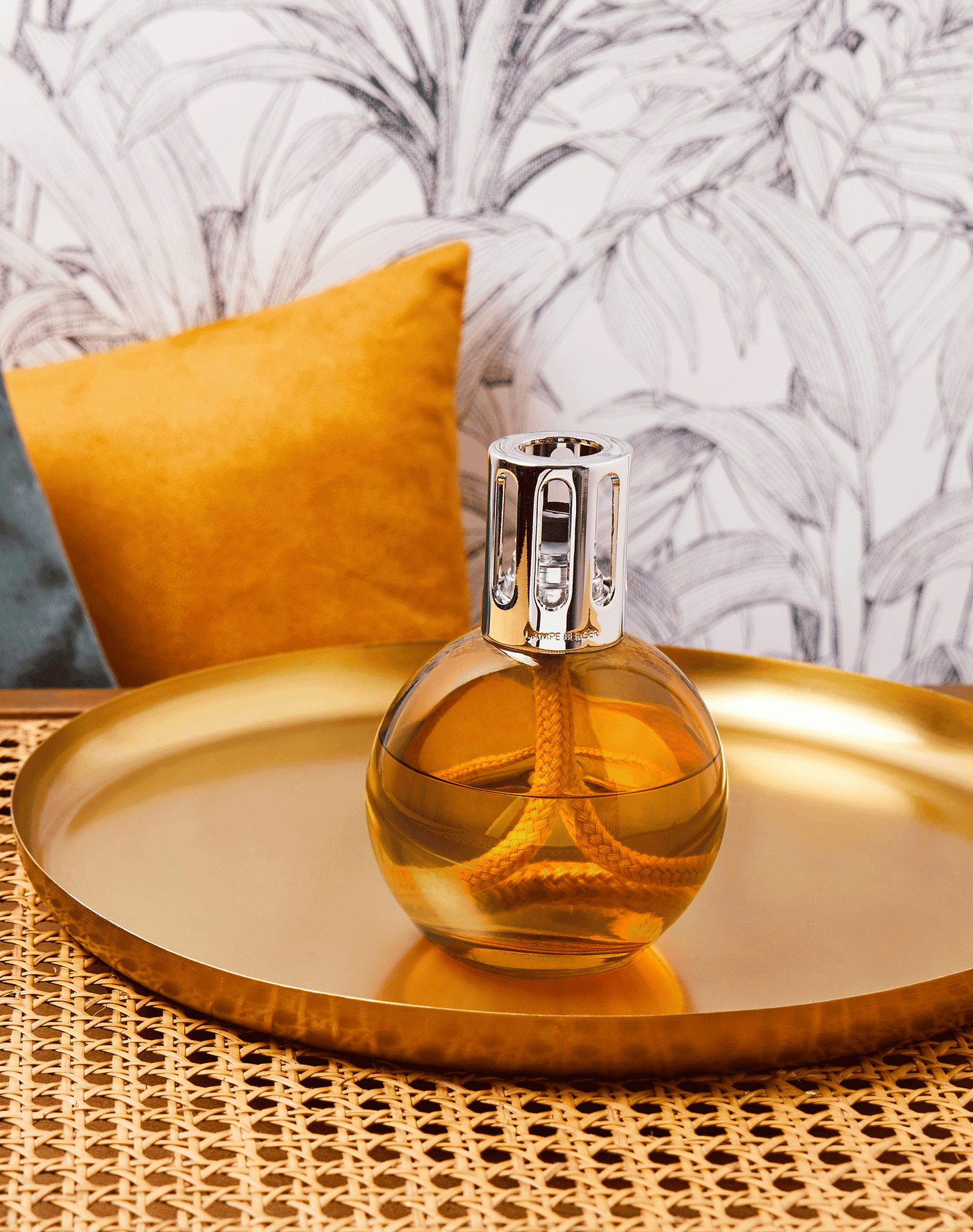 Amber Boule Lamp Berger