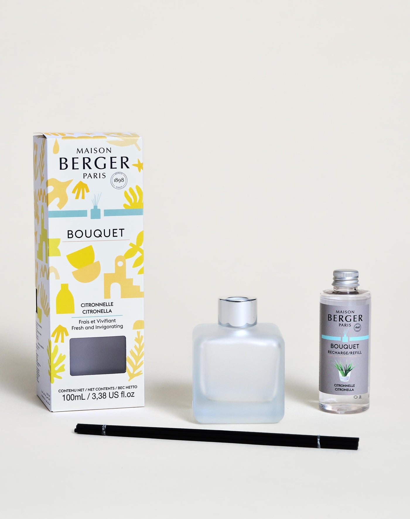 Frosted Citronella Scented Bouquet