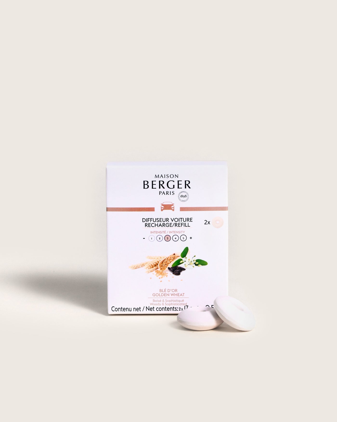 Golden Wheat Car Diffuser Refills